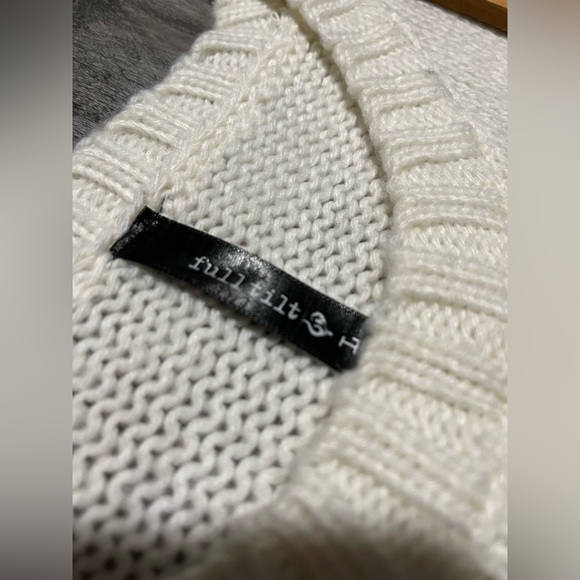 Full Tilt Ivory w Black Owl Sweater - Sz Youth Large - Picture 5 of 8